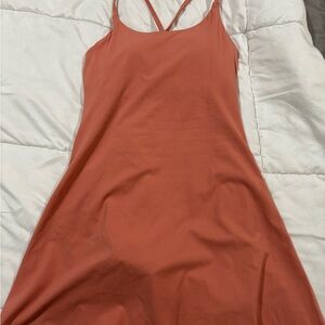 HALARA Women's Midi Dress in Terracotta